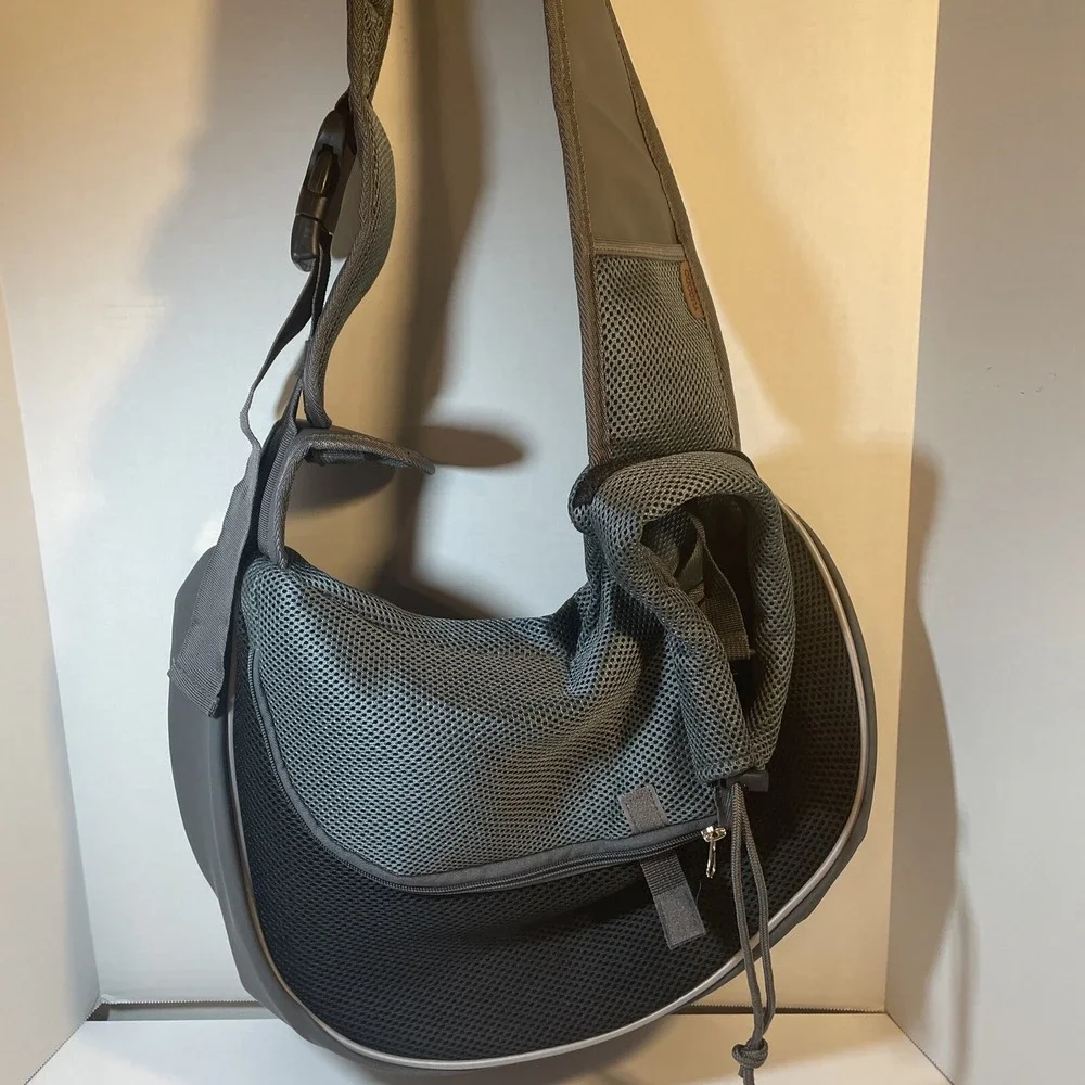 YUDODO Pet Dog Sling‎ Carrier SZ S Breathable Mesh Travel Safe Sling Bag Carrier